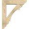 Ekena Millwork Olympic Slat Rough Sawn Bracket w/ Offset Brace, Douglas Fir, 6"W x 24"D x 28"H BKT0604X24X28OLY06RDF - alternate 3